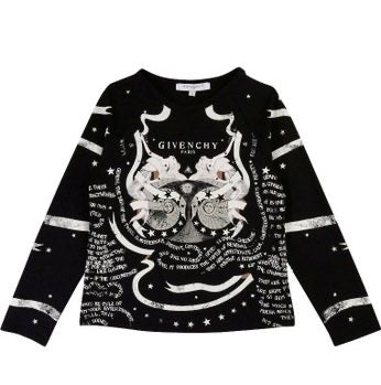 T-shirt Manica Lunga, Stampa Astrology