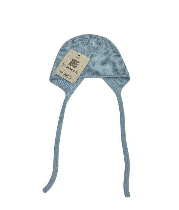 Cappellini in Filo di Cotone con Traforature, Si Lega al Mento, Pom Pon Piccolo