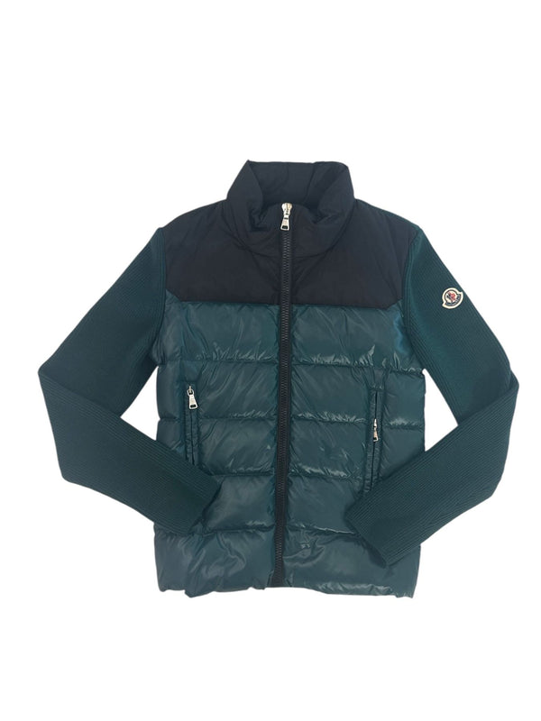 Giubbino con inserti in lana