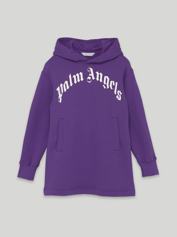 Abito in Felpa con Cappuccio CLASSIC OVER LOGO HOODIEDR PURPLE WHITE