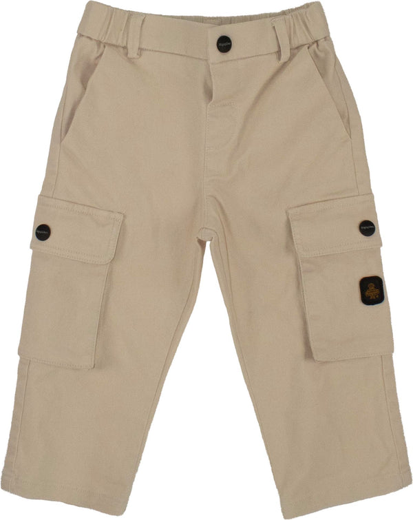 Pantalone cargo con bottone