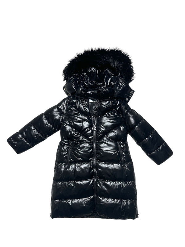 Giubbino lungo con cappuccio