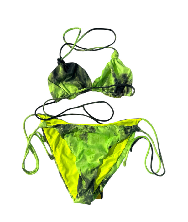 Costume due pezzi con laccetti regolabili