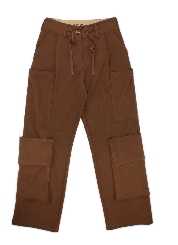 Pantalone cargo con doppia molla