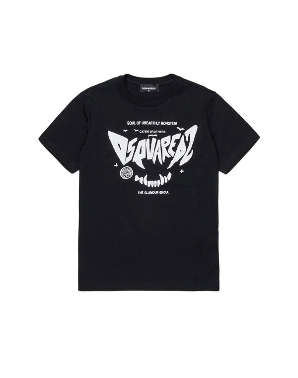 Shirt mezza manica i cotone con scritte