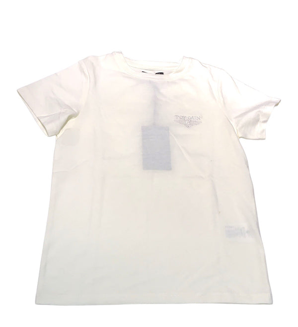 Shirt mezza manica di cotone con logo piccolo