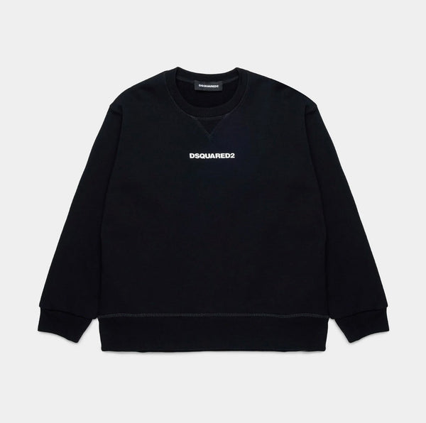 Felpa girocollo con scritta