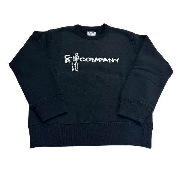 Felpa Girocollo con Logo Stampato sul Davanti