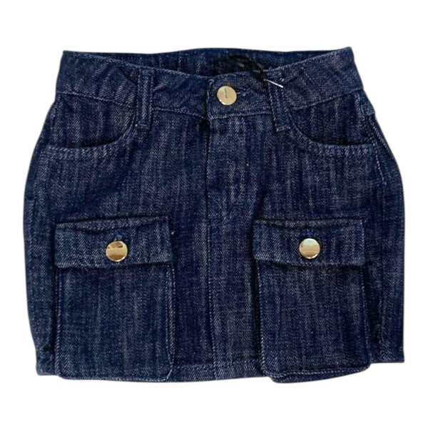 Gonna di jeans con tasconi