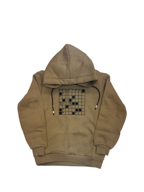 Felpa con cappuccio e coulisse