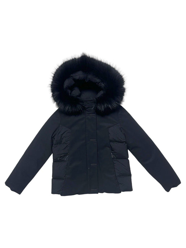 Giubbino imbottito tessuto tecnico con pelo naturale WINTER HYBRID ZAR