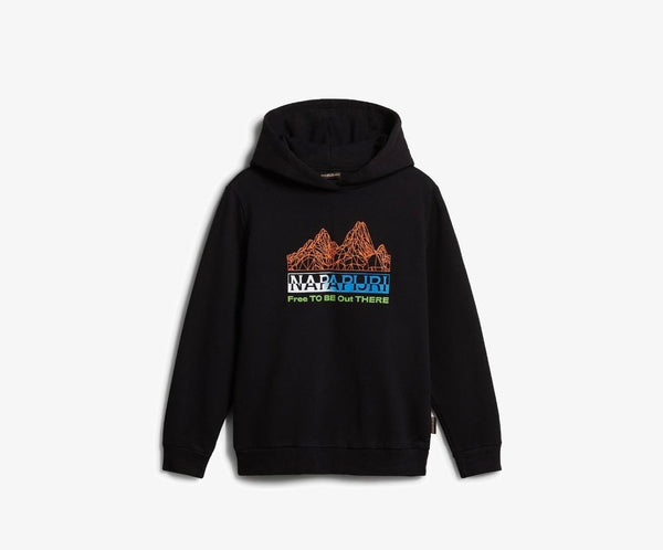 Felpa con cappuccio e stampa