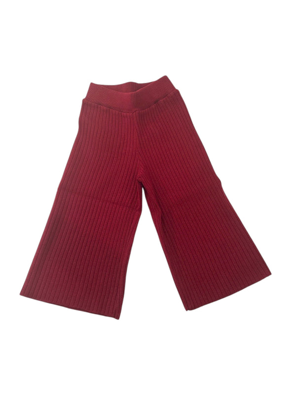 Pantalanone in maglia a costine