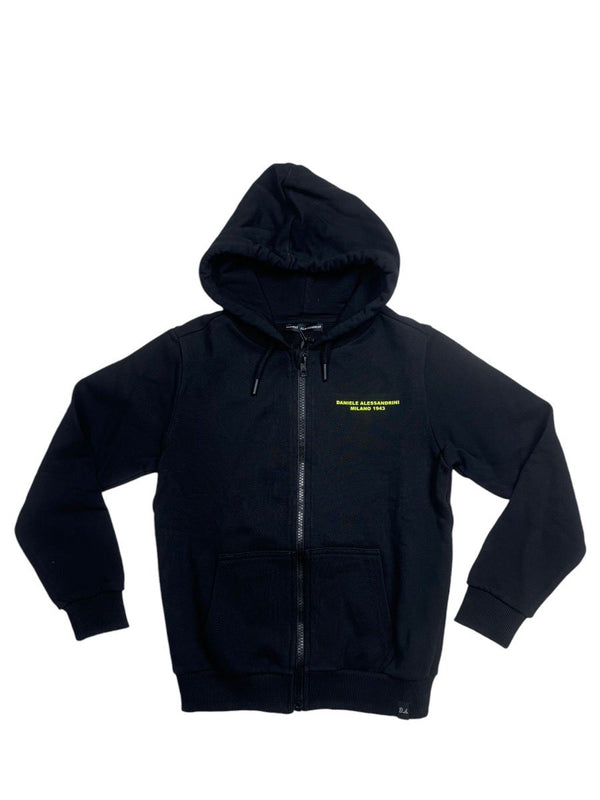 Felpa con zip e cappuccio