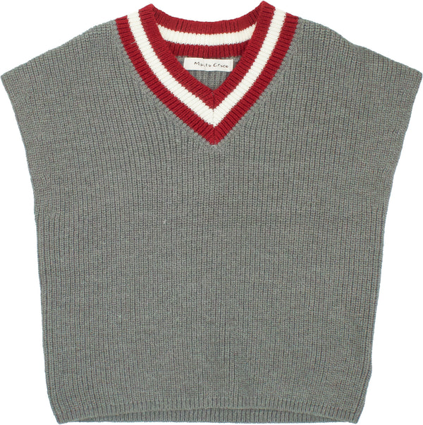 Gilet con scollo a V