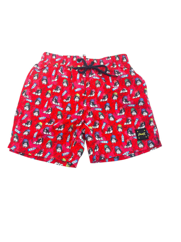 Costume a pantaloncini con disegni