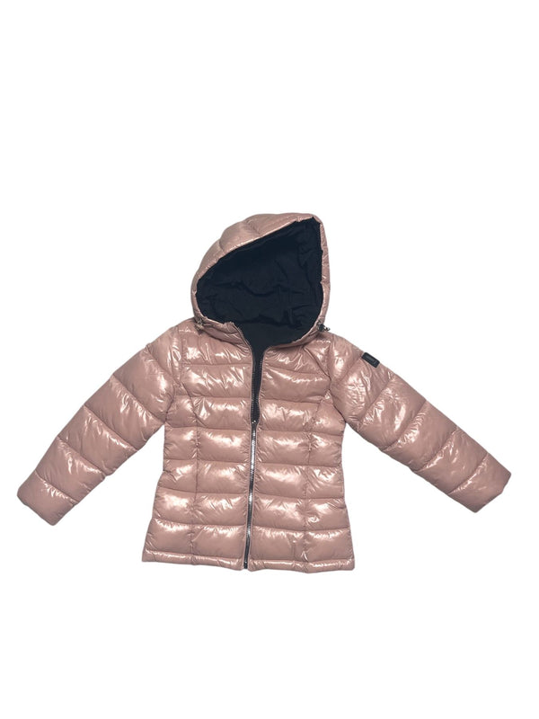 giubbotto reversibile con cappuccio