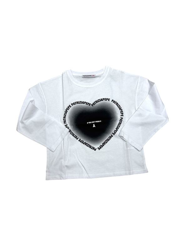 T-  shirt manica lunga con disegno