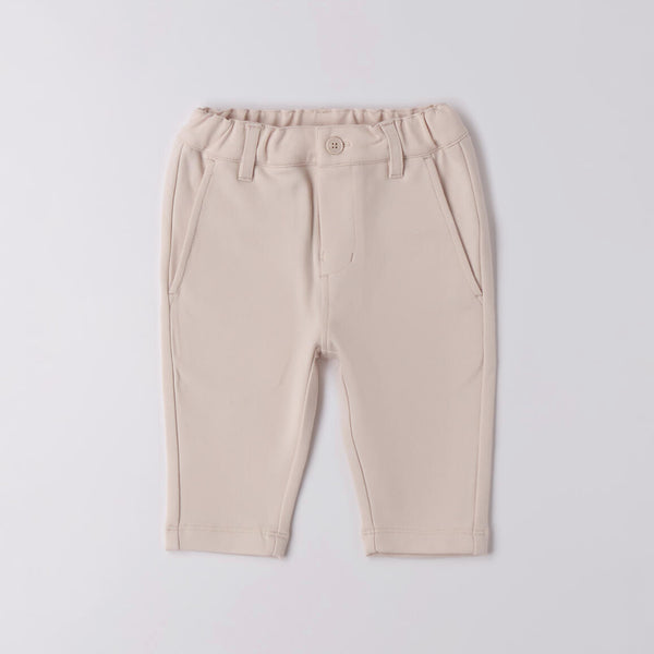 Pantalone classico con bottoncino