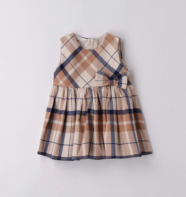 Abito giro manica a quadri