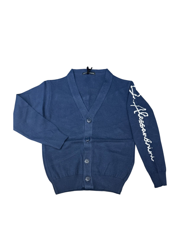 Golfino con bottoni e logo sul braccio