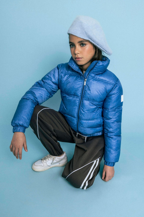 Giubbino bomber con scritta dietro