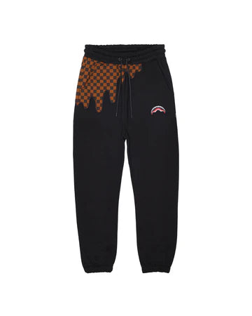 Pantalone  in felpa con scacchi