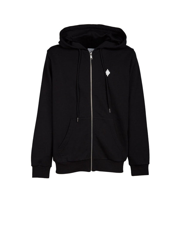 Felpa con cappuccio e con zip