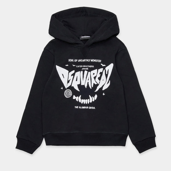 Felpa con cappuccio con scritta