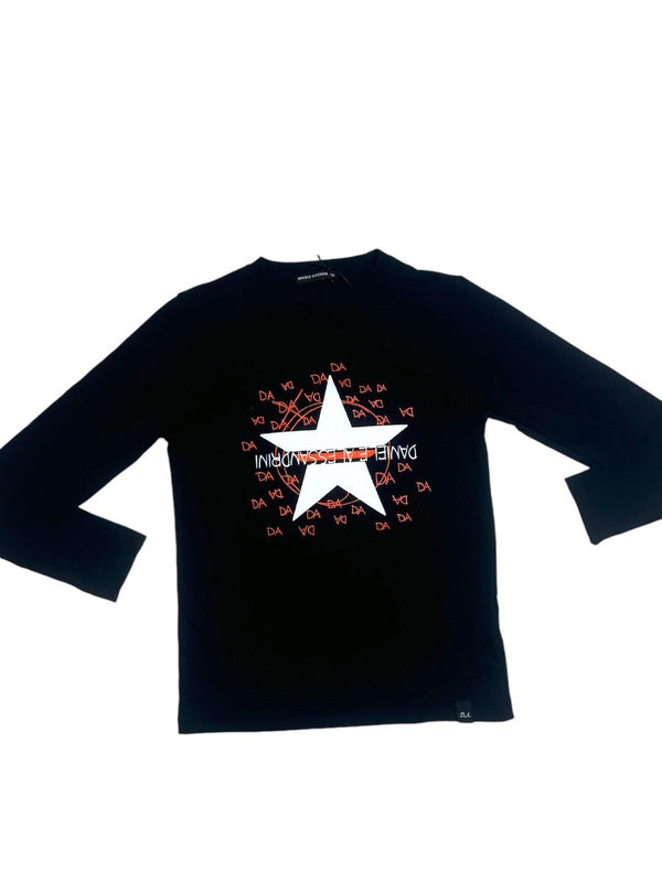 T-shirt maniche lunghe con scritta