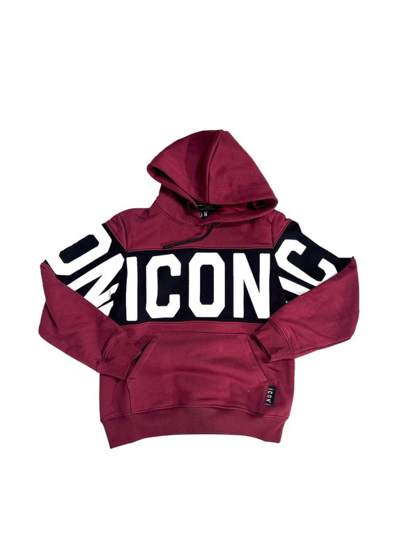 Felpa con cappuccio e scritta grande