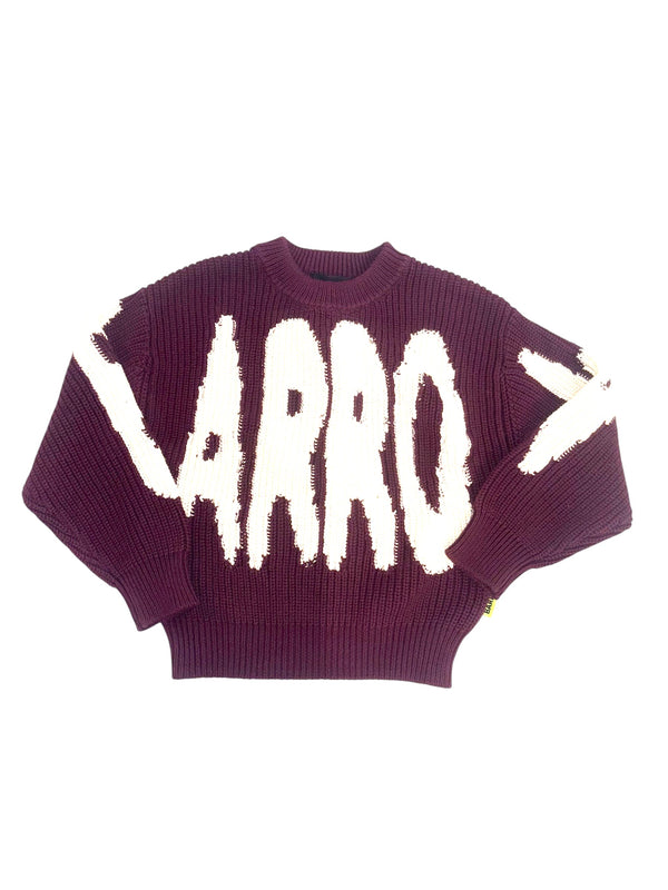 Maglione con scritta e logo