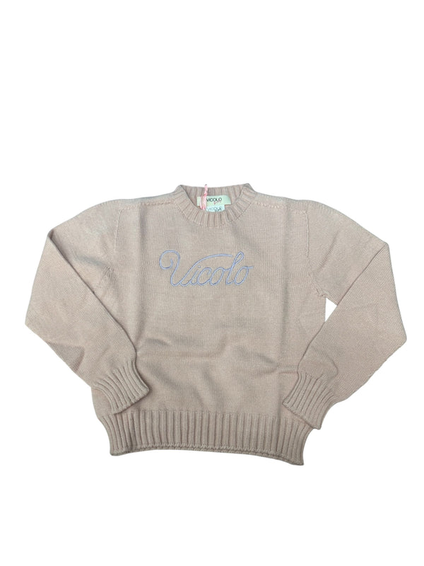 MAGLIONE RICAMO LOGO