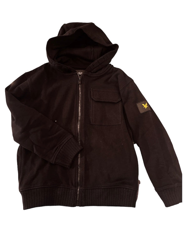 Felpa full zip con cappuccio