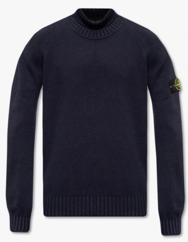 DOLCEVITA con dettagli a costine Iconico Patch in tessuto nero con LOGO