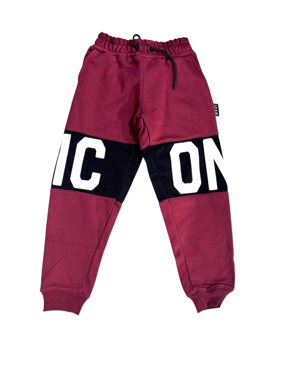 Pantalone in felpa con scritta grande