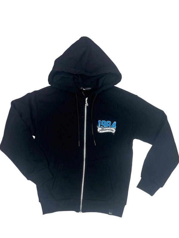 Felpa con zip e cappuccio