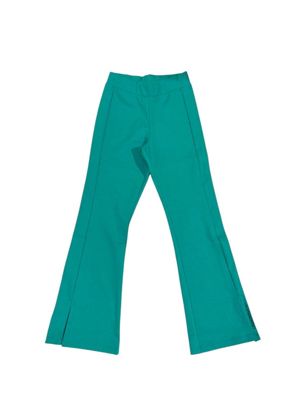 Pantalone di cotone a zampa