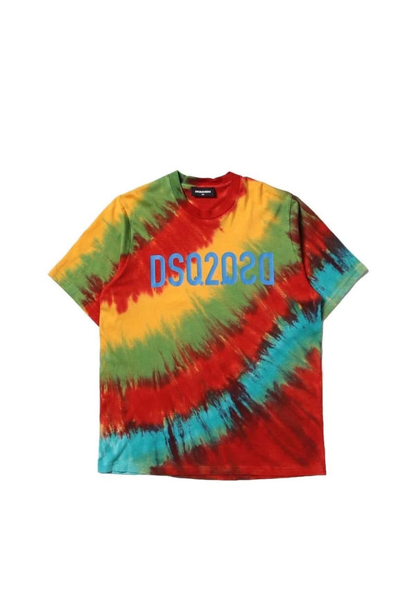 Shirt di cotone a fantasia