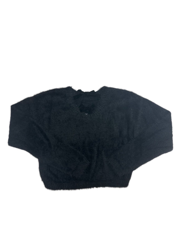 Maglia cropped in lana