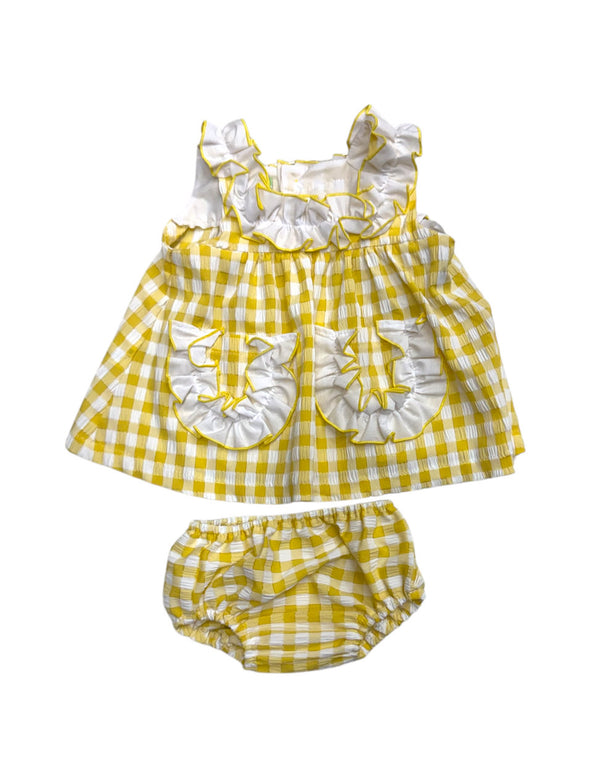 Vestito giro maniche con culotte
