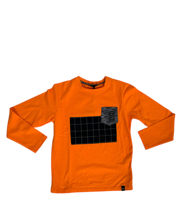 T-shirt maniche lunghe con taschino