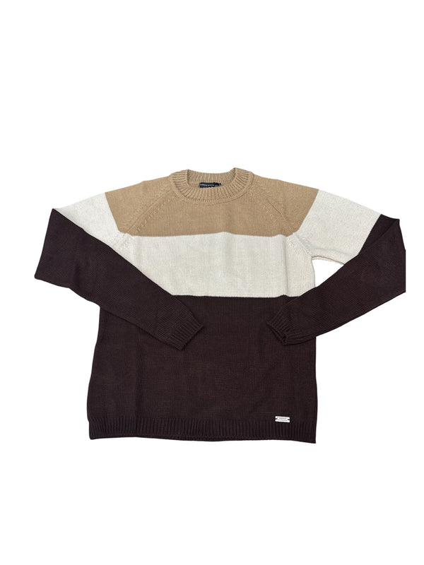 Maglioncino multicolore girocollo