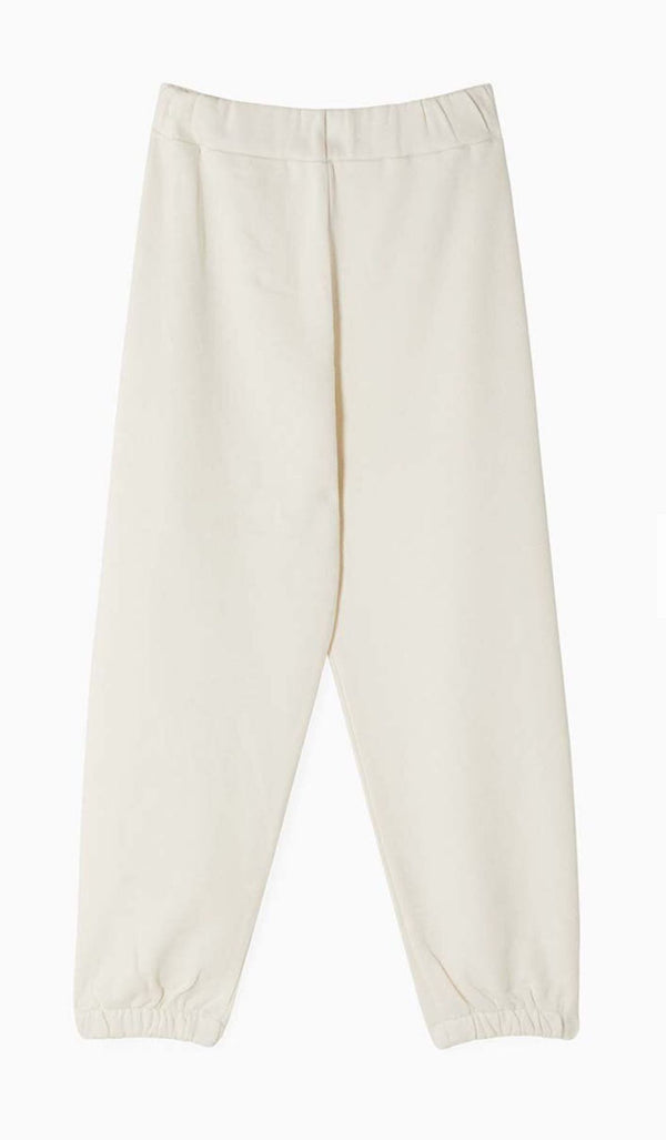 Pantalone di tuta con elastico in vita e caviglia