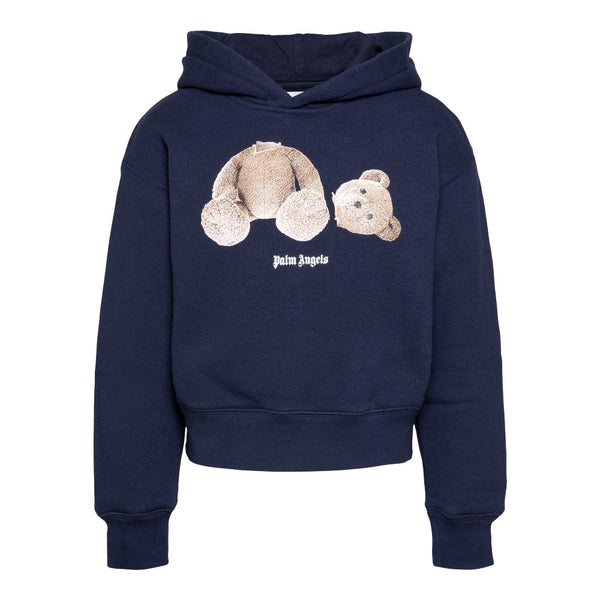 Felpa con Cappuccio BEAR HOODIE NAVY BLUE BROW