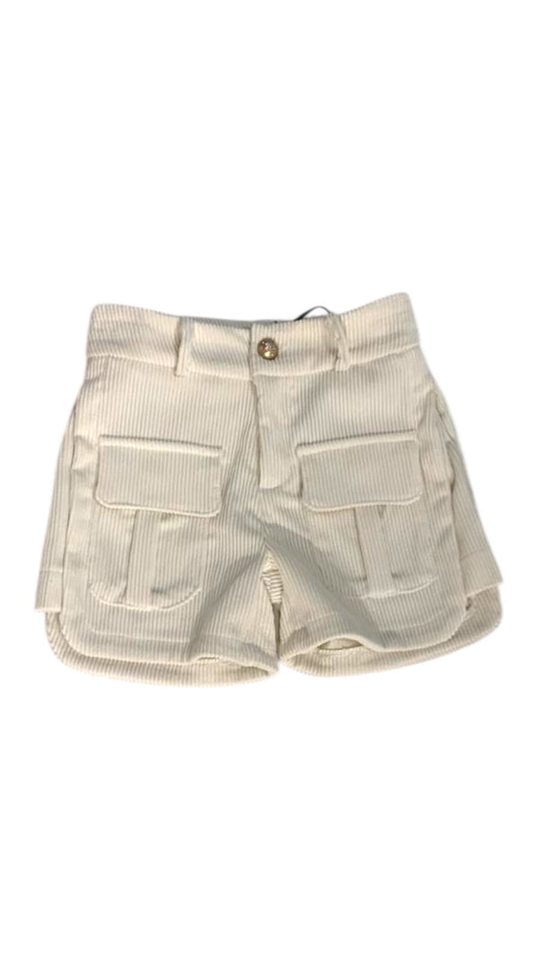 Short di velluto a costine