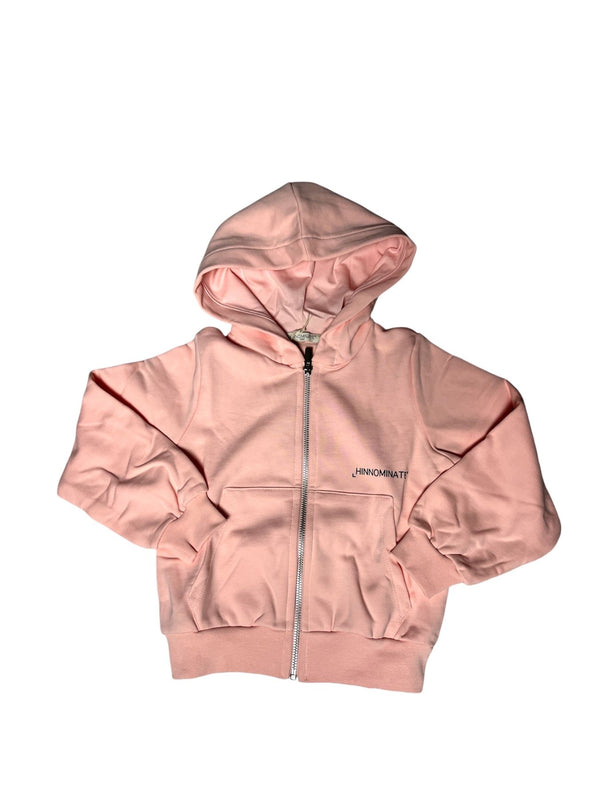 FELPA CON CAPPUCCIO E ZIP