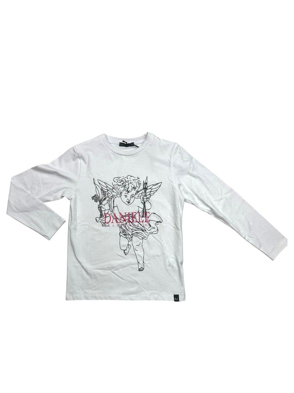 T-shirt maniche lunghe con disegno