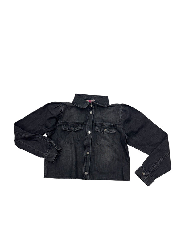 Giubbino di jeans lavaggio scuro
