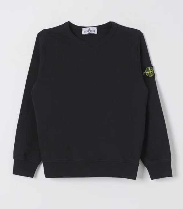 Felpa con Logo Applicato Sulla Manica